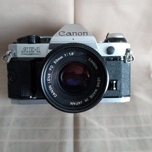 Vintage Canon AE-1 Program 35mm Film Camera 1990's